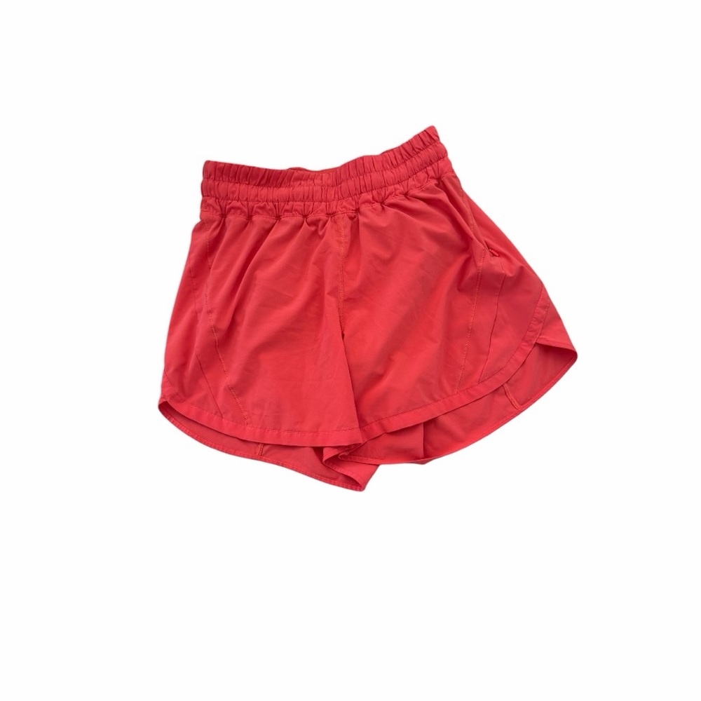 Lululemon Track That High Rise Athletic Short 5” Pale Raspberry Size 8 - Picture 6 of 10